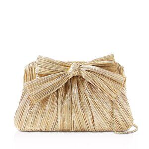 Loeffler Randall Rayne Small Pleated Bow Frame Clutch